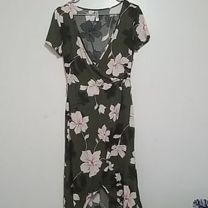 Anthem faux wrap dress